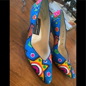 Sequined Colorful Stuart Weitzman Pumps